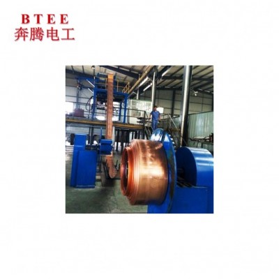 Copper rod/row casting machine